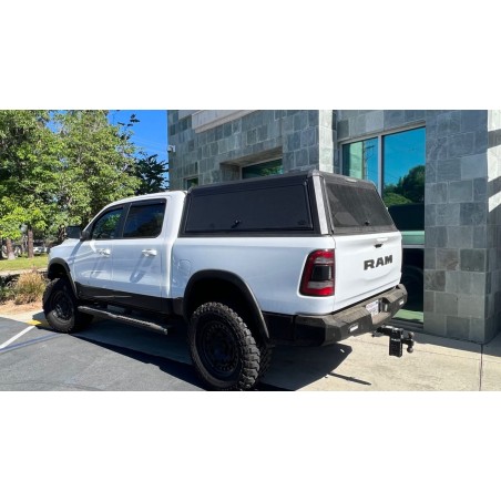 TJM Aluminium topp, Dodge RAM '19-, Kort plan (sort)