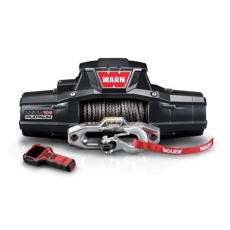 WARN ZEON 10-S PLATINUM winch, 4500 kg,, 12VDC, 8mm X 30m  synthetic rope
