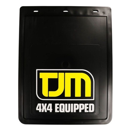 TJM skvettlapp m/logo, 335mm x 280mm/Mudflap w/logo