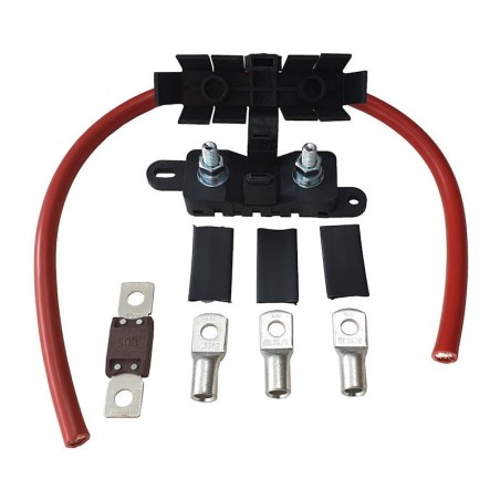 FUSE KIT FOR WINCHES 3.6T AND UP, INCL. 500A FUSE AND MOUNTING BRACKET