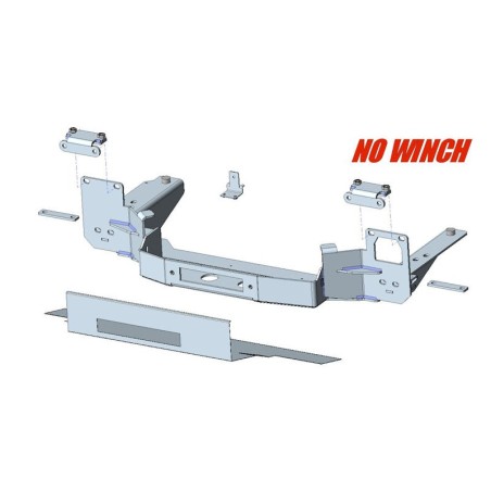 WINCH MOUNT.KIT MB SPRINTER 907 '18-22, PASSER IKKE MOTOR MU5 og MU6