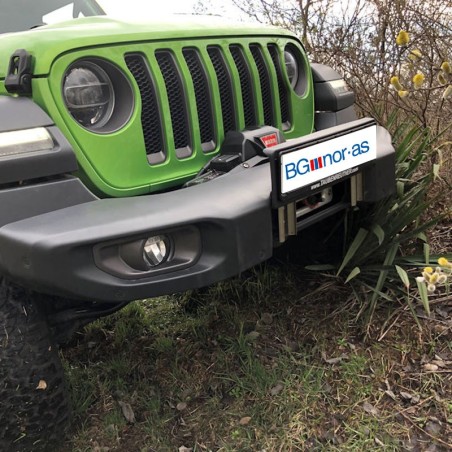 Hidden winch mounting kit, Jeep Wrangler JL '18- (med TUV)