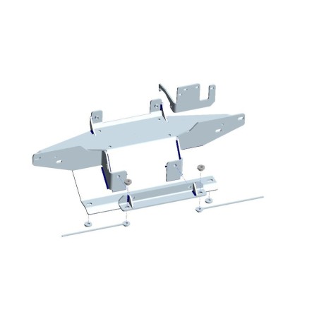WINCH MOUNTING KIT ISUZU D-MAX '17 -'12/20, WITHOUT WINCH