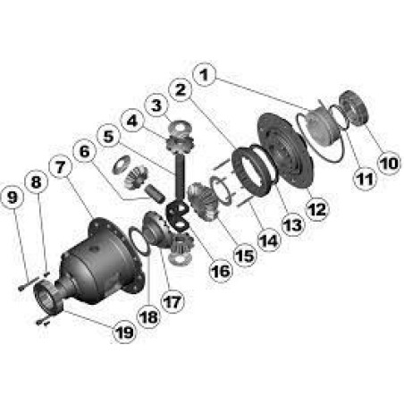 Long cross shaft, RD116