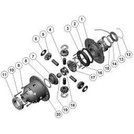 Cross shaft retaining pin, RD116
