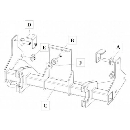 Mountingbracket for MITSUBISHI L-200 2015-