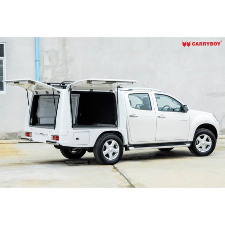 Tradesman Service Body, Isuzu D-Max '12-, D/C, White (877)