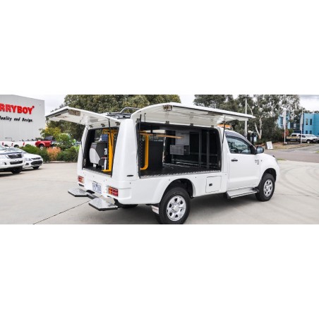 Tradesman Service Body, Toyota Hilux '16-, Single Cab, White (040)