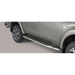 Stigtrinn Fiat Fullback DC '16- Ø 50mm (polert rustfri)