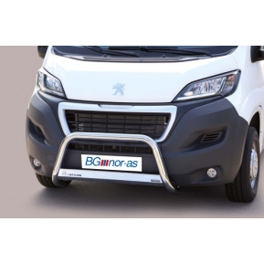 Frontbøyle Peugeot Boxer 14+ Ø 63mm (black) Ikke Maxi.