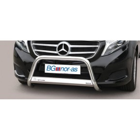 Frontbøyle Mercedes Class V 14+ Ø 63mm (black) (før facelift 2024)