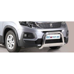 Frontbøyle SORT  Citroen Berlingo/Opel Combo/Peugeot Rifter 18+ Ø 63mm