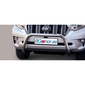 Frontbøyle Toyota Land Cruiser 150  2018+- 76mm Rustfri (passer med ACC)