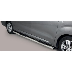 Kanalrør med trinn Citroen Jumpy/Jumpy Space Tourer  16+ LWB,Sorte