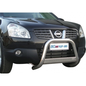 Frontbøyle Nissan Qashqai 07-10 Ø 63mm (black)