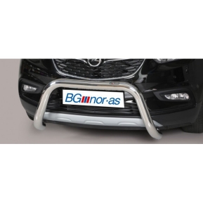 Frontbøyle Opel Mokka X 16+  Ø 76mm (black)