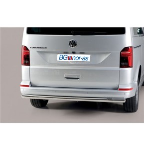 Støtfanger beskyttelse, bak, Volkswagen Transporter T6/T6.1, rustfri, 63