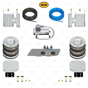Airkit Renault Master /Opel  Movano/Nissan NV-400 (RWD- Twin wheels)