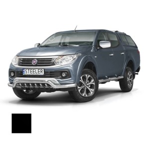 Støtfanger Rør Nedre, FIAT FULLBACK 2015 -, d70mm, sort