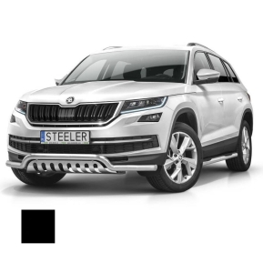 Støtfanger Rør Nedre, SKODA KODIAQ 2016 -, d60mm, sort