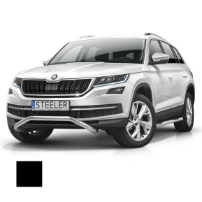 Støtfanger Rør Nedre, SKODA KODIAQ 2016 -, d60mm, sort