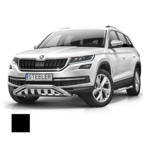 Støtfanger Rør Nedre, SKODA KODIAQ 2016 -, d60mm, sort