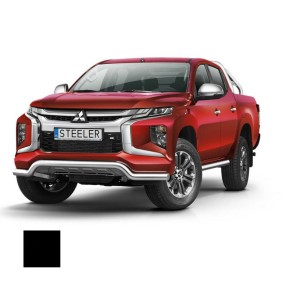 Støtfanger Rør Nedre, MITSUBISHI L200 2019 -, d70mm, sort