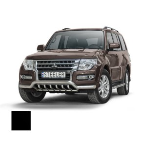 Støtfanger Rør Nedre, MITSUBISHI PAJERO 2014 -, d70mm, sort