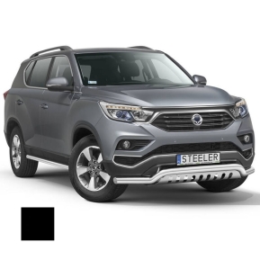 Støtfanger Rør Nedre, SSANGYONG REXTON 2018 -, d70mm, sort