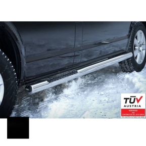 Kanalrør med step, VW T5 2003 - 2010 - 2015, d76mm, sort