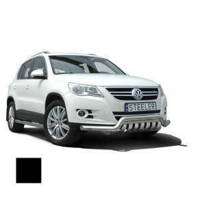 Støtfanger Rør Nedre, VW TIGUAN 2007 - 2011 - 2015, d70mm, sort