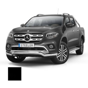Støtfanger Rør Nedre, MERCEDES X-CLASS 2017 -, d70mm, sort