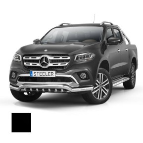 Støtfanger Rør Nedre, MERCEDES X-CLASS 2017 -, d70mm, sort