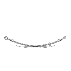 Bladfjær bak VW Amarok '10–22' | 5 blad | OE 2H0511151J