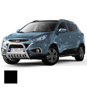 Frontbøyle, HYUNDAI IX35 2010 - 2013 - 2015, d70mm, sort