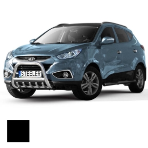 Frontbøyle, HYUNDAI IX35 2010 - 2013 - 2015, d70mm, sort