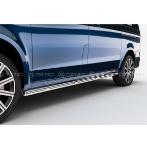 BENZ VITO 19 - Sidebar BRACE-IT ø60mm, LED | wheelbase L1/L2