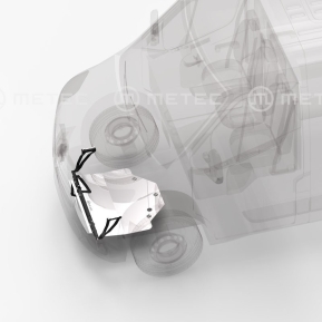 Skid plate, engine, AL Opel Movano '10-/Renault Masster '10-