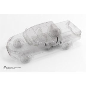 Skliplate bensintank Toyota Hilux '16 -, 20-  (aluminium)