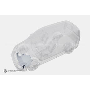 Skid plate, engine, AL  VW Caddy Cargo 2021-