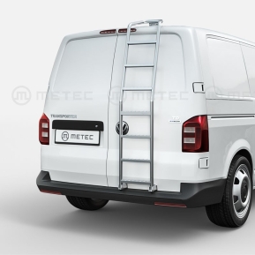 Rear ladder H1 roof VW T5/T6  polert rustfri ML II
