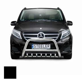Frontbøyle, MERCEDES V-CLASS 2014 - 2019, d70mm, sort
