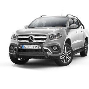 Frontbøyle, MERCEDES X-CLASS 2017 -, d70mm, sort