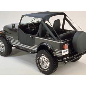 Bestop Bikinitop sort Jeep CJ7 / YJ 87-91