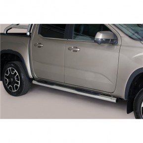 Kanalrør med trinn, VW Amarok '23- rustfritt, 76 mm