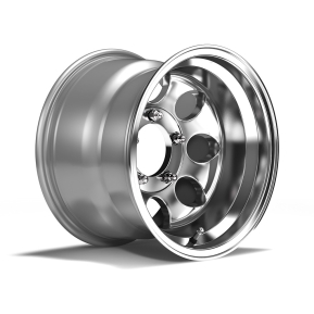 10x15 ET-43 Alloy Wheels, polert, med TÜV  5x139,7