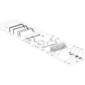 REAR DOOR, FORD RANGER DC '22-EU (WD/TIN)  WITH RKE PUSH SWITCH,NO FRAME_SERVICE PART