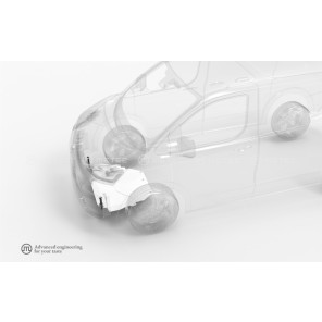 Skid plate, engine, 5 mm aluminium