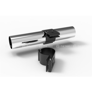 Lykteklammer 76 mm,sort (1 stk)