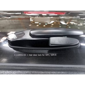 Lås og nøkkel kun for bakdøren WM/WM-R